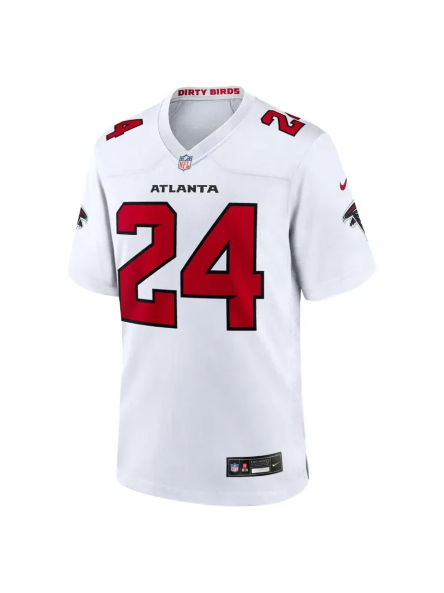 Игровая футболка A.J. Terrell White Atlanta Falcons Game Jersey Nike — изображение 2 из 3, белый