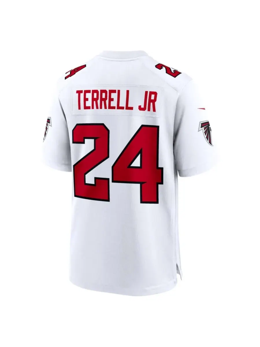 Игровая футболка A.J. Terrell White Atlanta Falcons Game Jersey Nike — изображение 3 из 3, белый