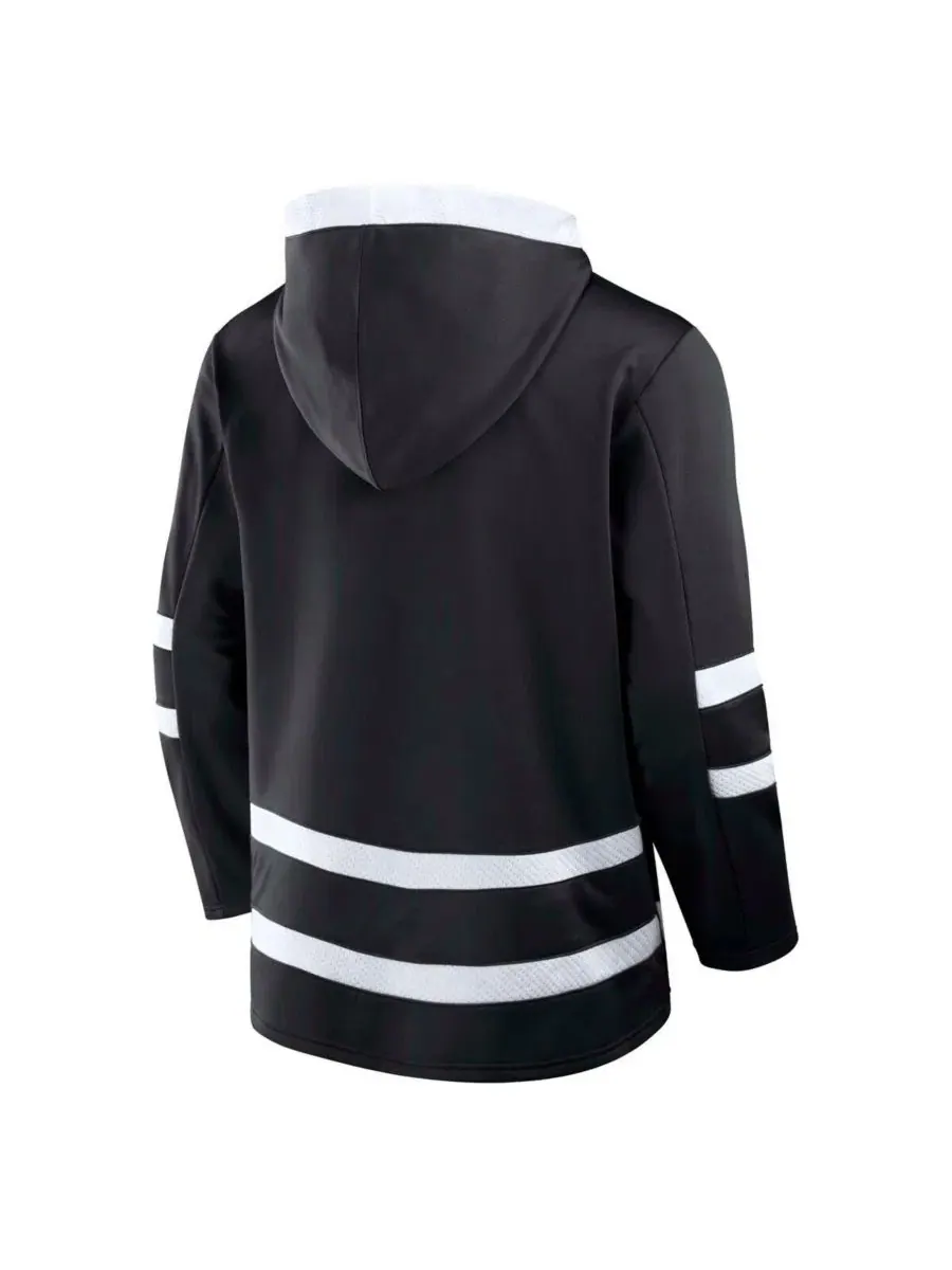 Флисовая худи с вышитым логотипом Utah Hockey Club Inside Line Pullover Fanatics — изображение 2 из 3, черный