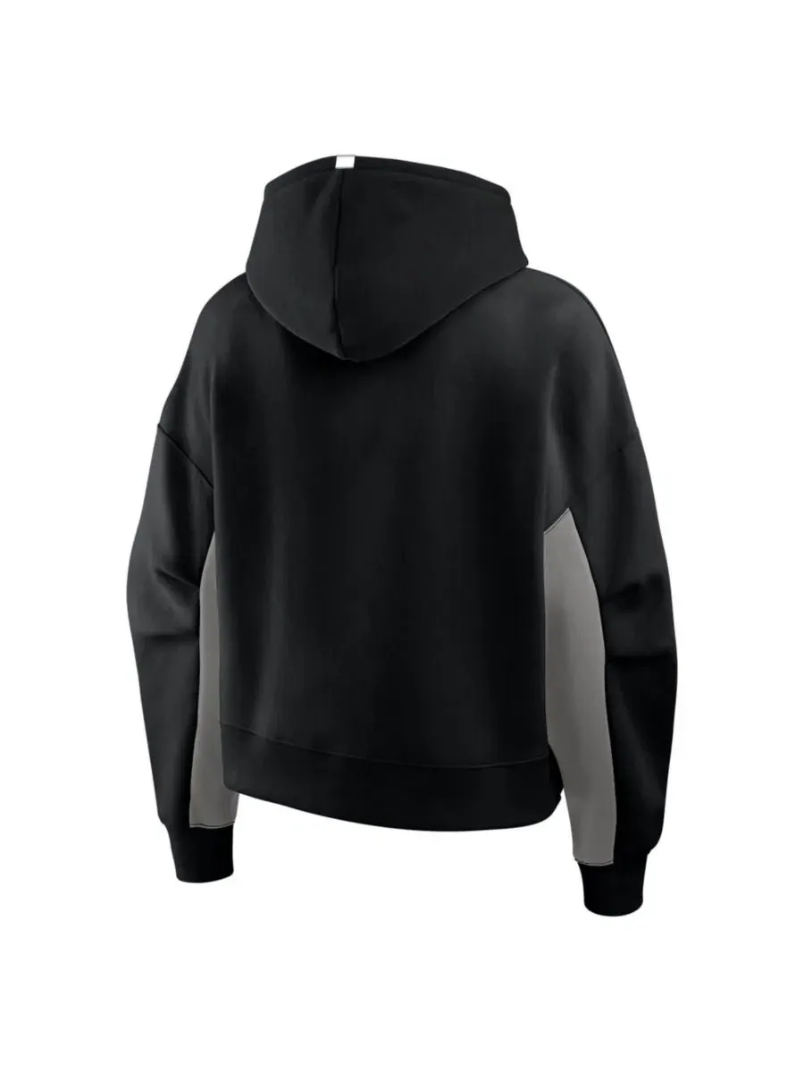 Худи-оверсайз с принтом Back Check Boxy Hoodie Fanatics — изображение 2 из 5, черный