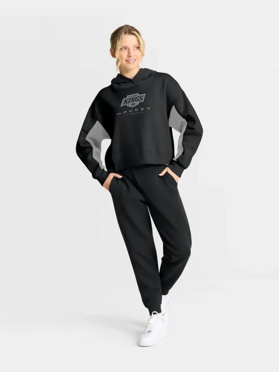 Худи-оверсайз с принтом Back Check Boxy Hoodie Fanatics — изображение 5 из 5, черный