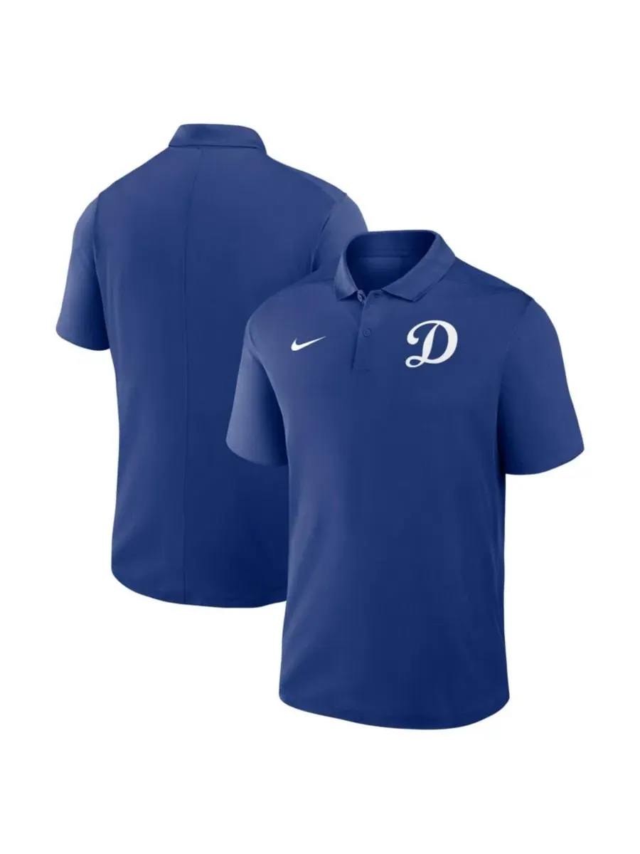 Поло Dri-FIT с вышитым логотипом команды, Los Angeles Dodgers Alternate Victory Nike