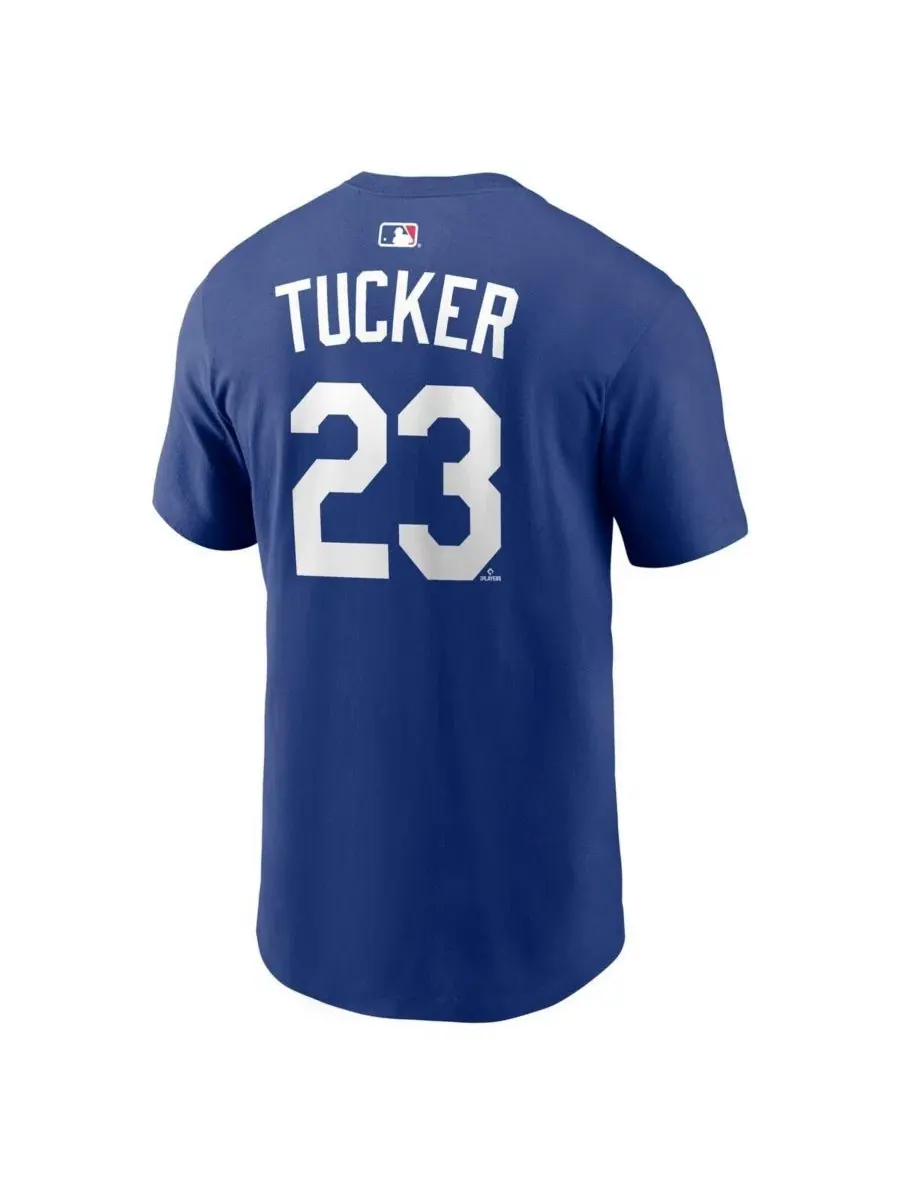 Футболка с именем и номером Kyle Tucker, Los Angeles Dodgers Nike — изображение 3 из 3, королевский