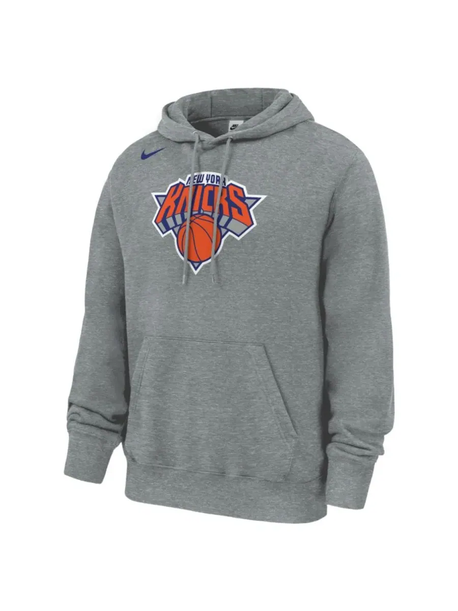 Худи Club Fleece с принтом New York Knicks Nike — изображение 1 из 1, серый