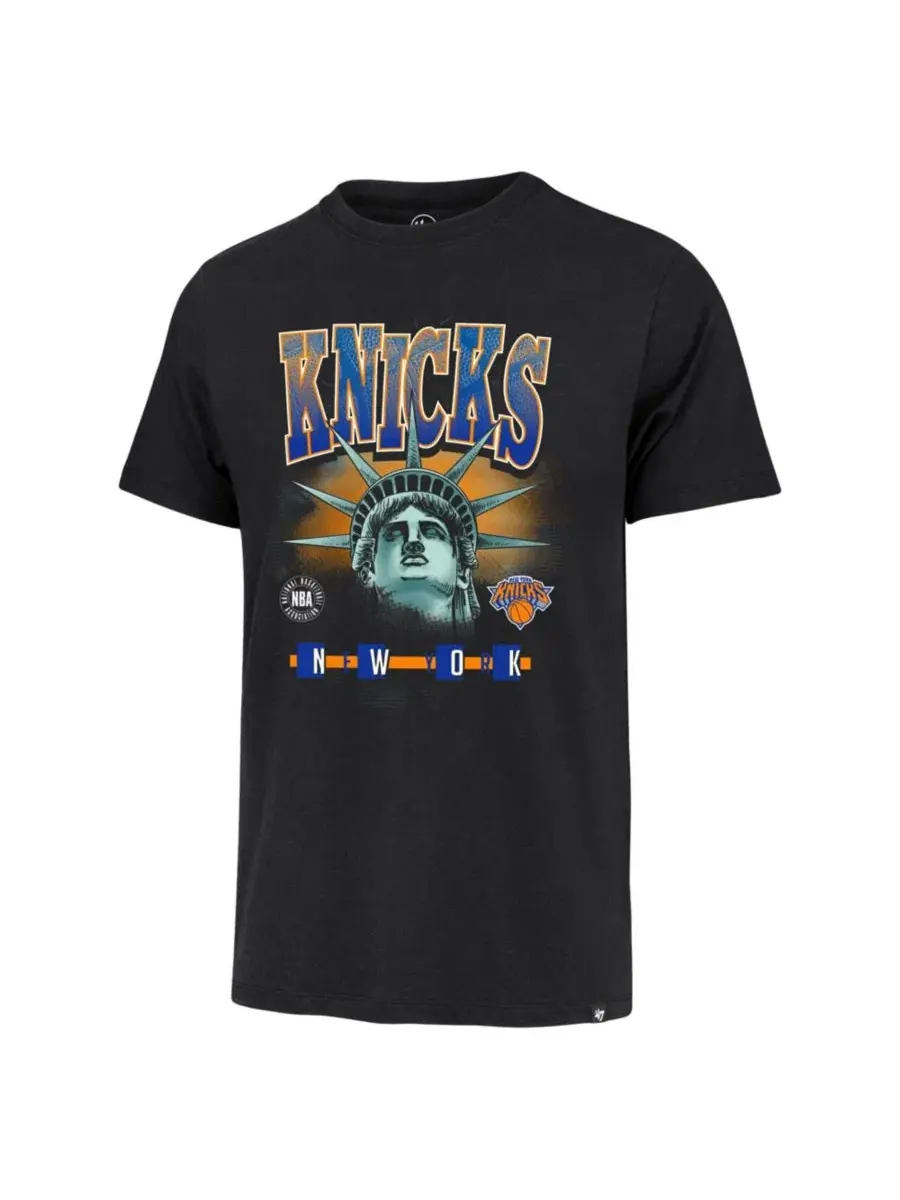 Футболка с принтом Statue New York Knicks Profile — изображение 2 из 3, черный