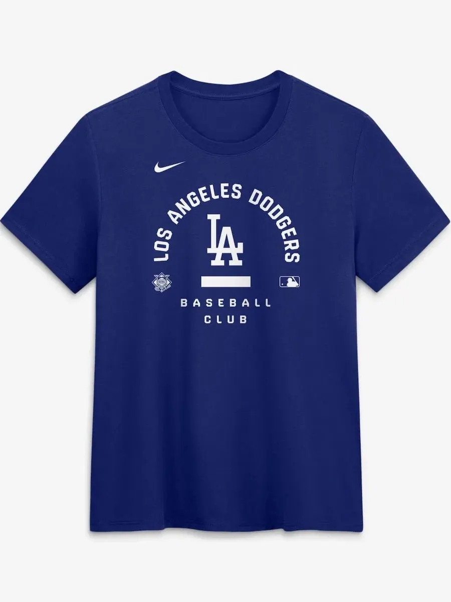 Футболка с коротким рукавом из трикотажа с принтом Early Work Tri-Blend Dri-FIT Nike — изображение 2 из 5, королевский