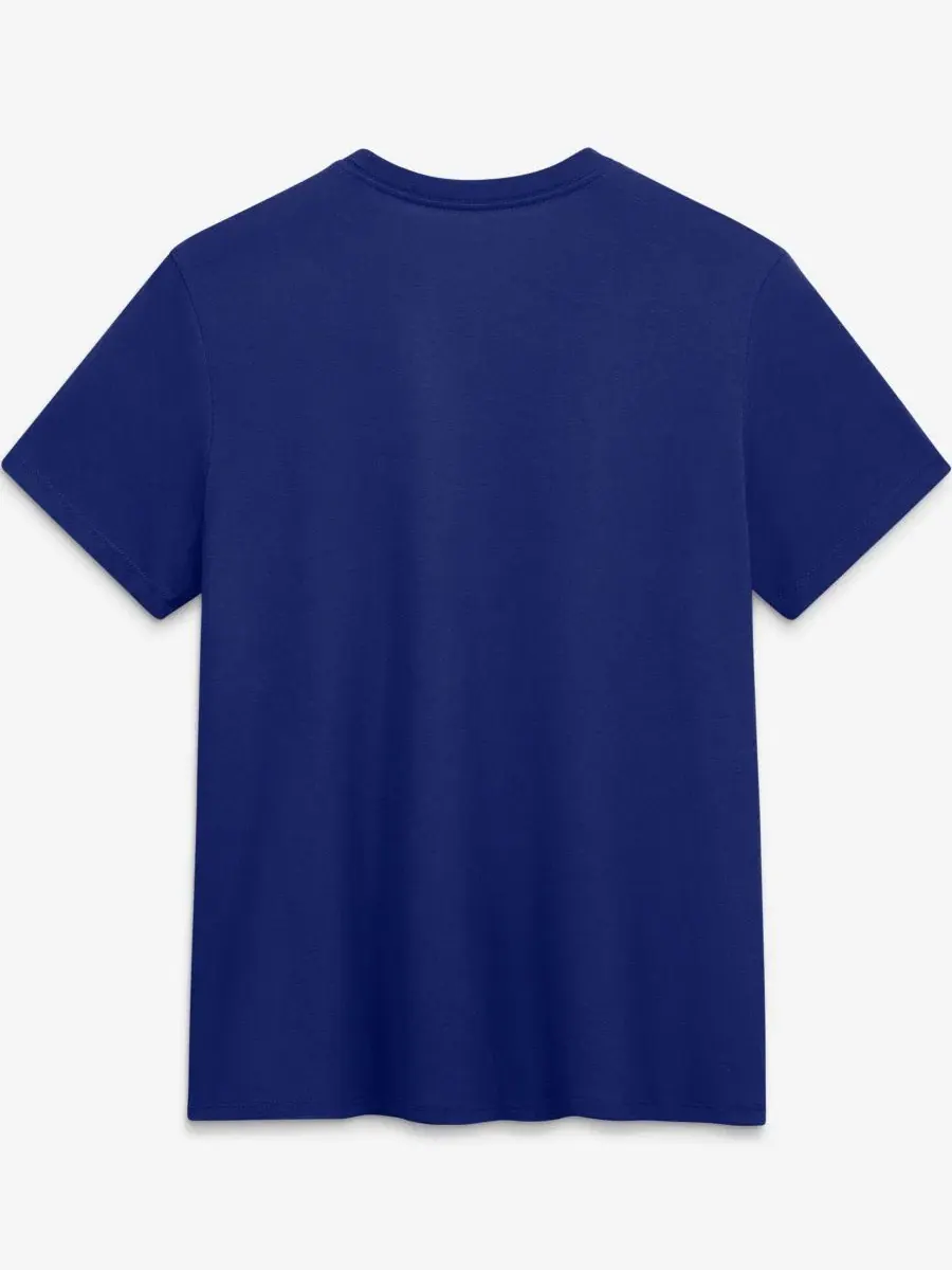 Футболка с коротким рукавом из трикотажа с принтом Early Work Tri-Blend Dri-FIT Nike — изображение 3 из 5, королевский