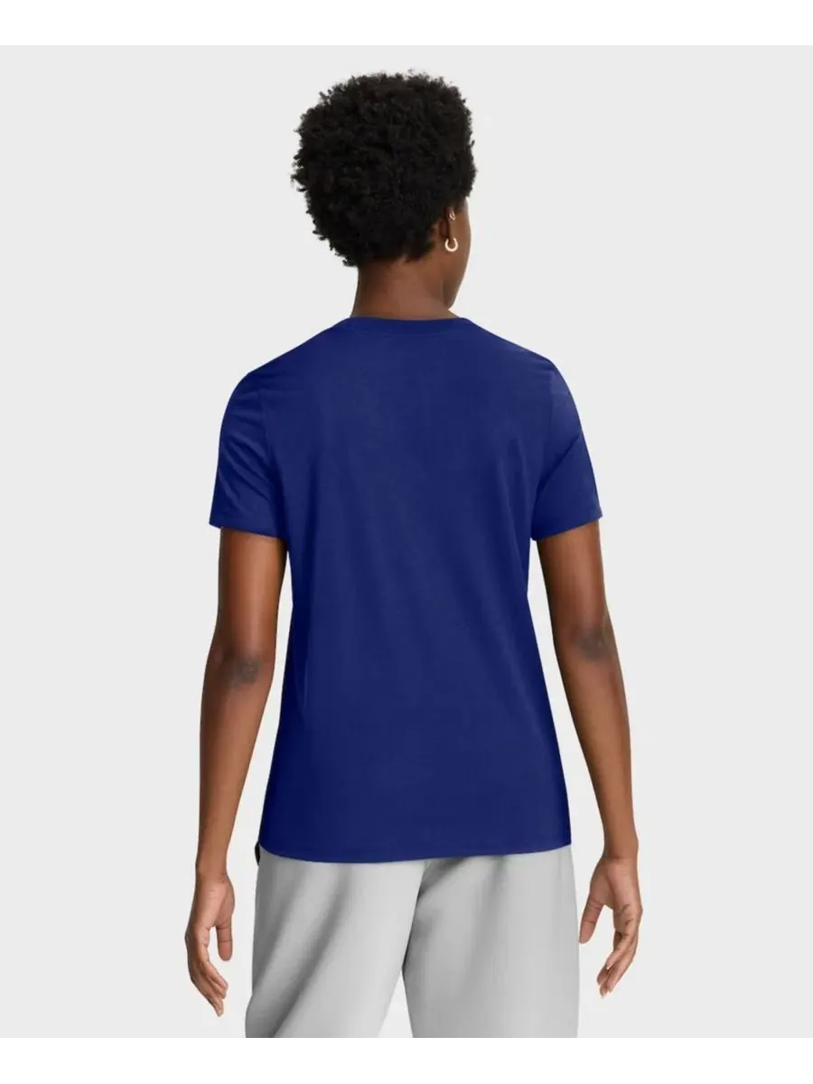 Футболка с коротким рукавом из трикотажа с принтом Early Work Tri-Blend Dri-FIT Nike — изображение 4 из 5, королевский