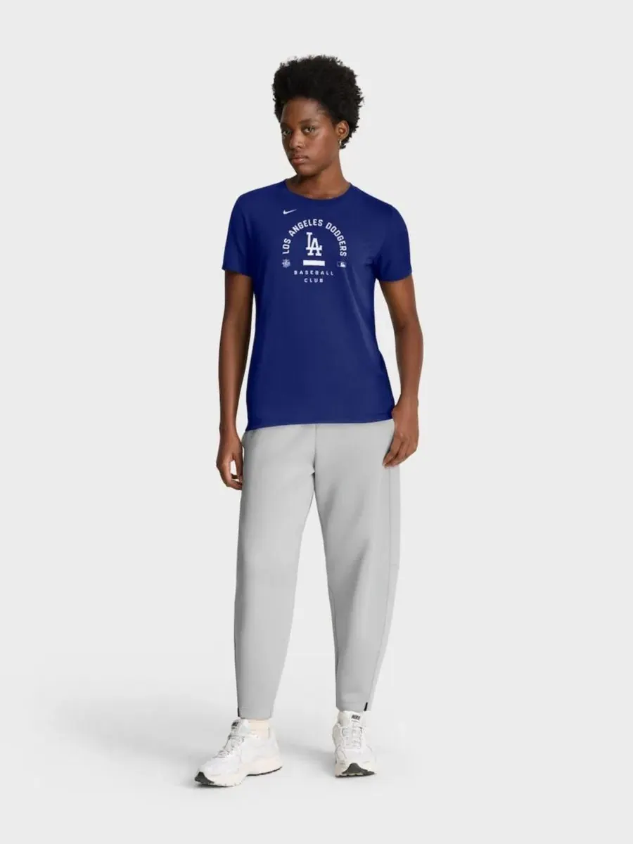 Футболка с коротким рукавом из трикотажа с принтом Early Work Tri-Blend Dri-FIT Nike — изображение 5 из 5, королевский