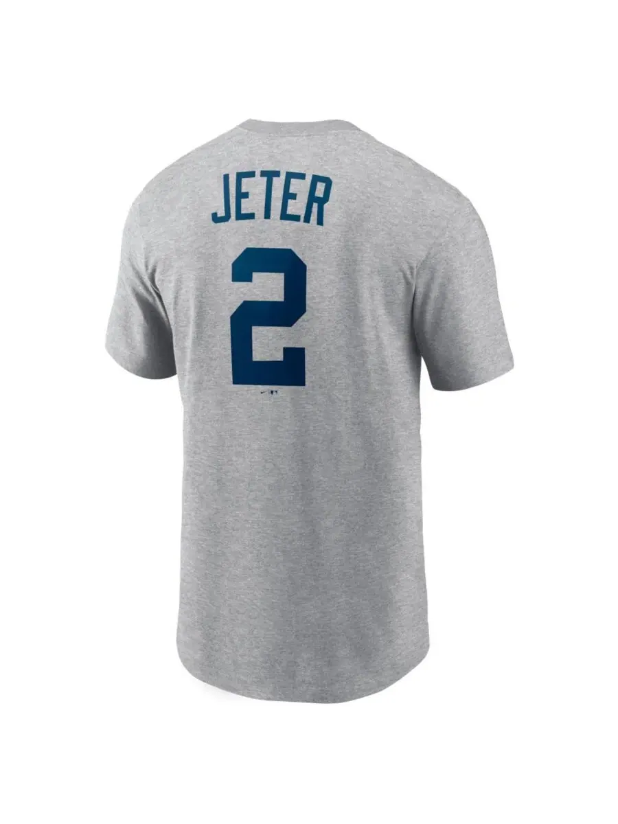 Футболка с именем и номером Derek Jeter Nike — изображение 3 из 3, серый