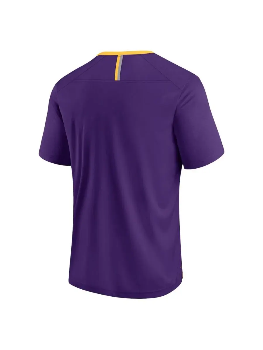 Футболка с принтом Minnesota Vikings Defender Fade Slant Fanatics — изображение 2 из 3, фиолетовый