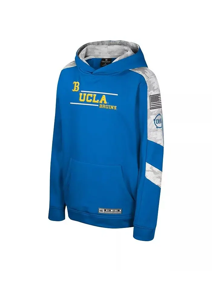 Толстовка с капюшоном для больших мальчиков и девочек Blue UCLA Bruins OHT Appreciation Cyclone — изображение 3 из 4