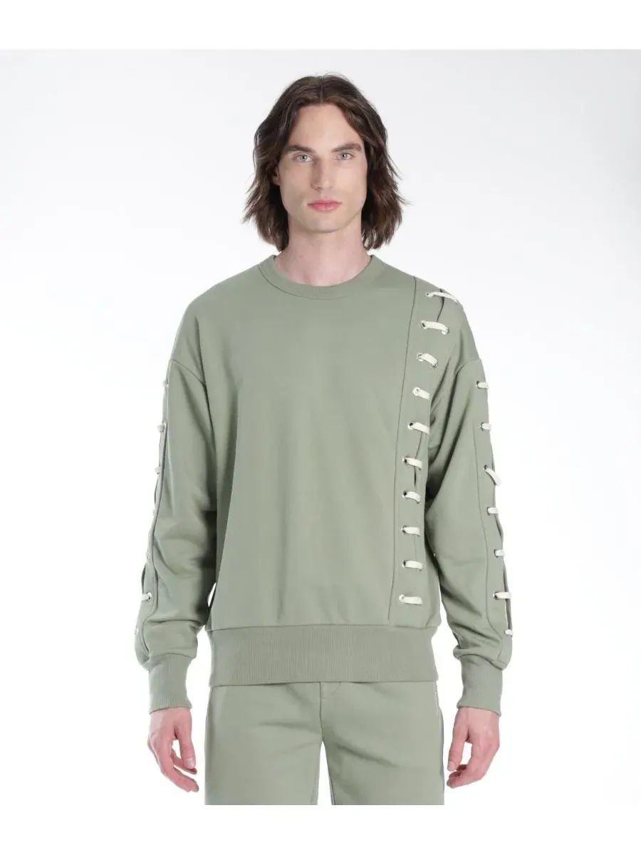 Свитшот оверсайз с кружевными вставками Hvman Chosen To Prevail x Cult, Aspen Lace — изображение 1 из 4