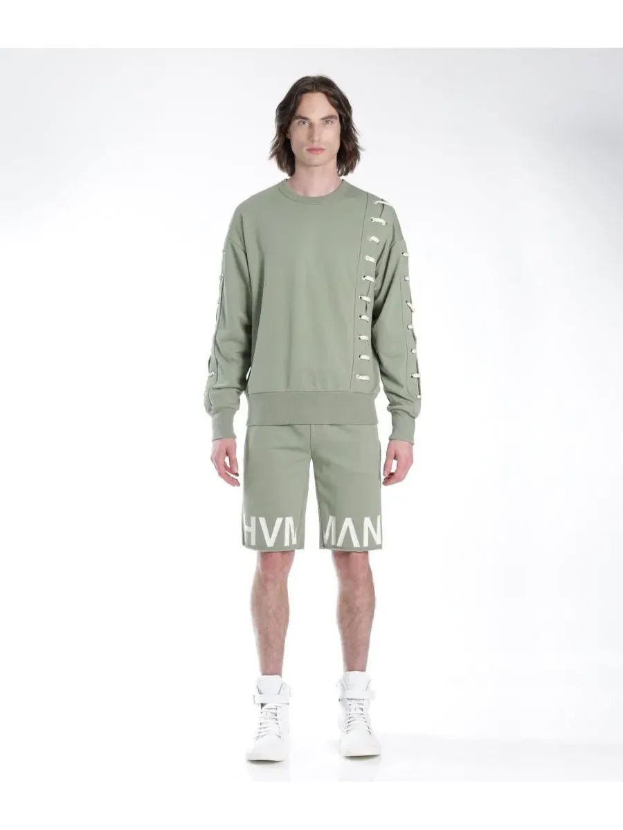 Свитшот оверсайз с кружевными вставками Hvman Chosen To Prevail x Cult, Aspen Lace — изображение 2 из 4
