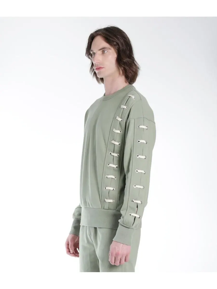 Свитшот оверсайз с кружевными вставками Hvman Chosen To Prevail x Cult, Aspen Lace — изображение 3 из 4