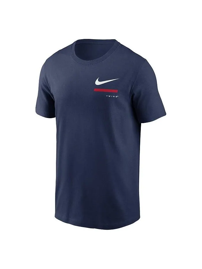Мужская темно-синяя футболка через плечо Minnesota Twins Nike — изображение 3 из 3, темно-синий