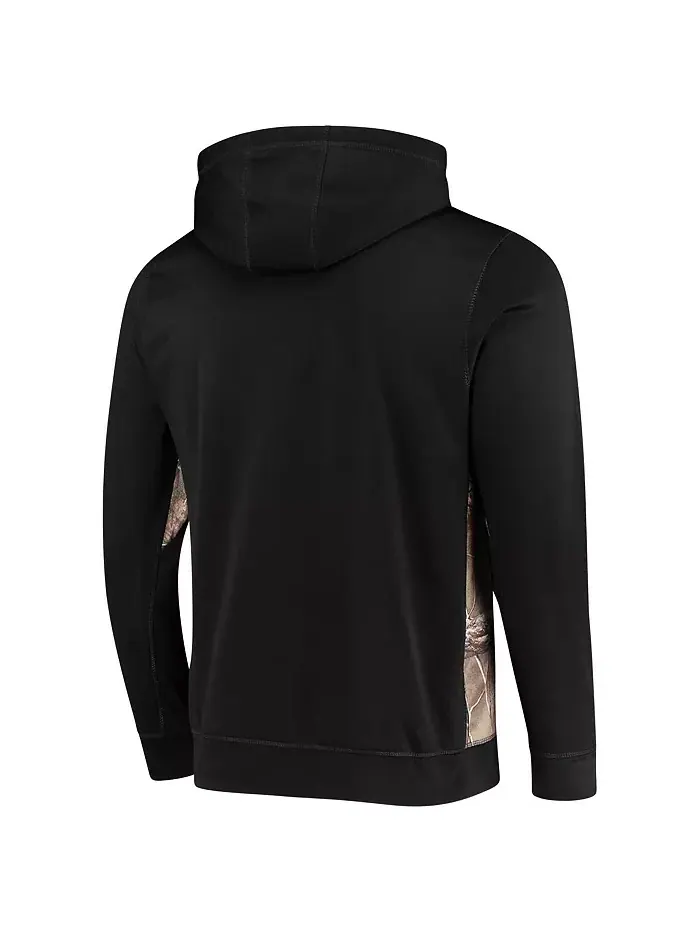 Мужская черная толстовка с капюшоном на молнии Decoy Tech Fleece Miami Dolphins в камуфляже — изображение 2 из 3