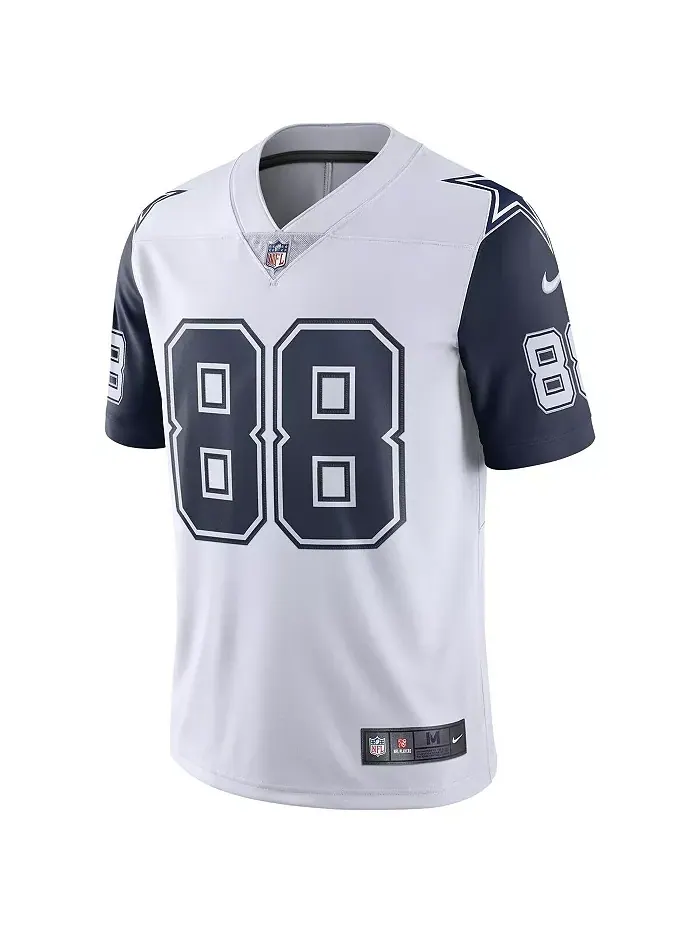 Мужская футболка Dallas Cowboys 2nd Alternate Vapor Limited CeeDee Lamb белого цвета Nike — изображение 2 из 2