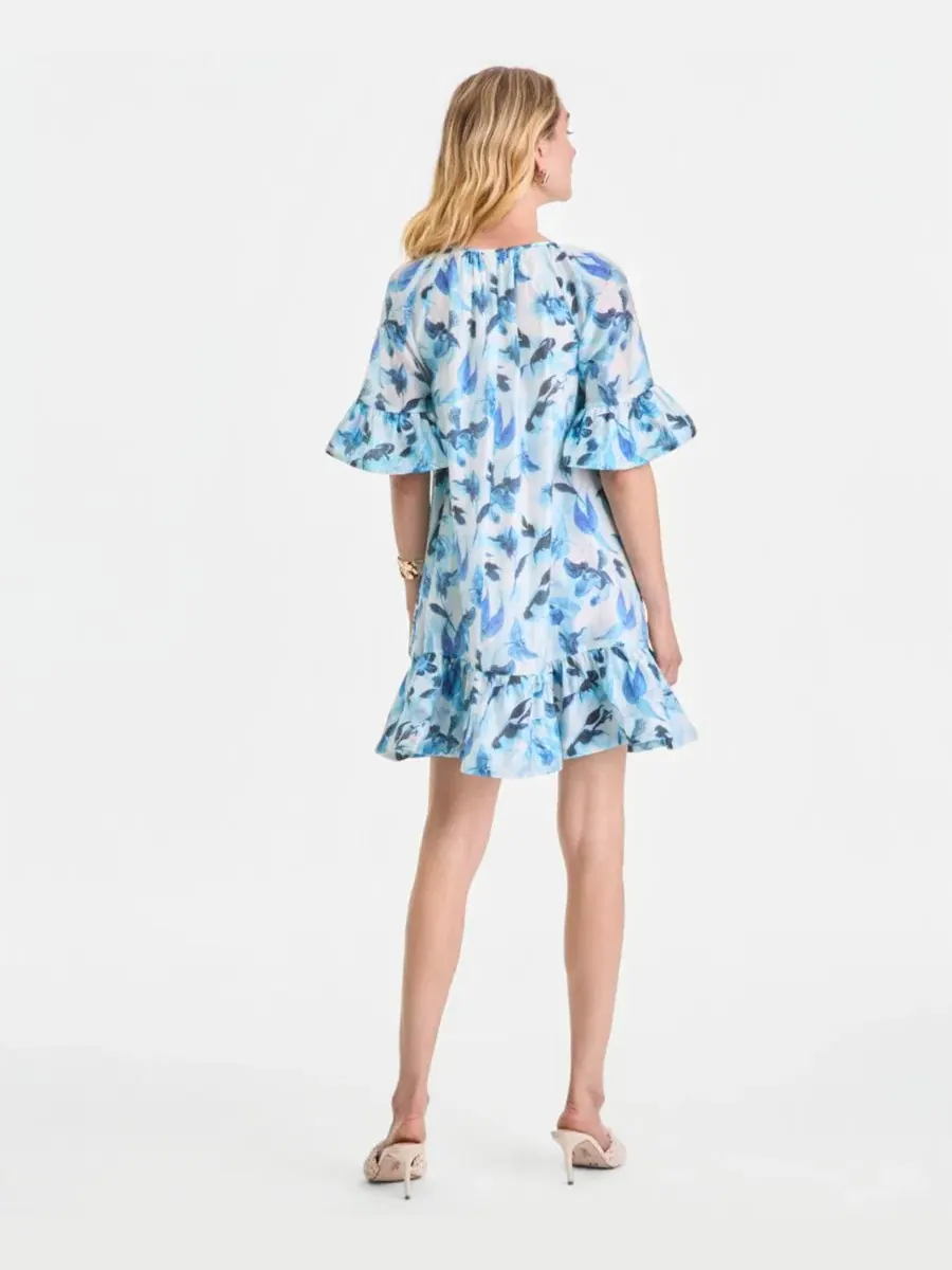 Платье с принтом и коротким рукавом, модель Bari Bouquet I.N.C. International Concepts, Bari Bouquet — изображение 3 из 7
