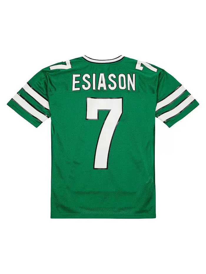 Мужская зеленая джерси Boomer Esiason New York Jets 2004 в стиле ретро, аутентичная, снятая с — изображение 3 из 4