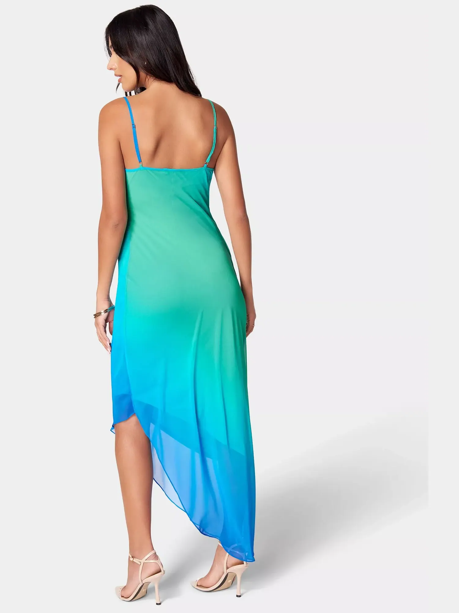 Платье Bebe Asymmetrical Ombre — изображение 2 из 3