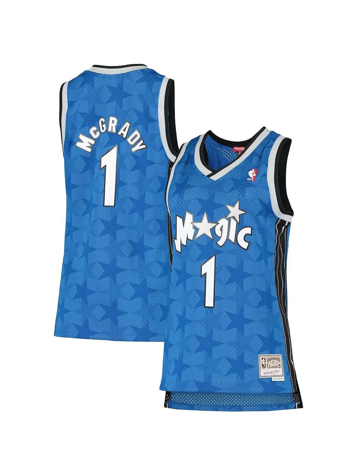 Женское джерси Tracy McGrady Blue Orlando Magic 2000-01 Hardwood Classics Swingman Mitchell & Ness — изображение 1 из 3