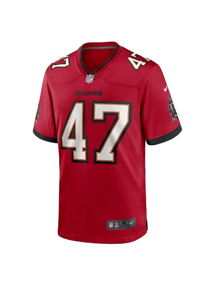 Мужская майка для пенсионеров John Lynch Red Tampa Bay Buccaneers Nike — изображение 3 из 3, красный