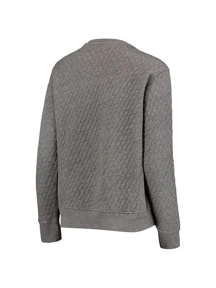 Женская стеганая толстовка Heather Charcoal Iowa State Cyclones Moose Pressbox — изображение 3 из 4