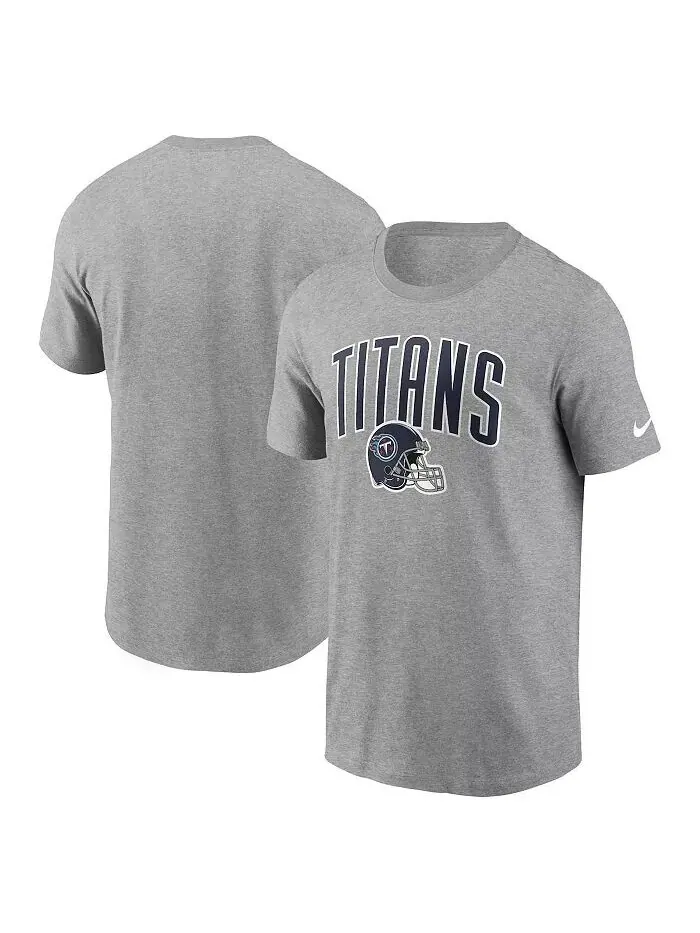 Мужская серая спортивная футболка Tennessee Titans Team Athletic Nike — изображение 1 из 3
