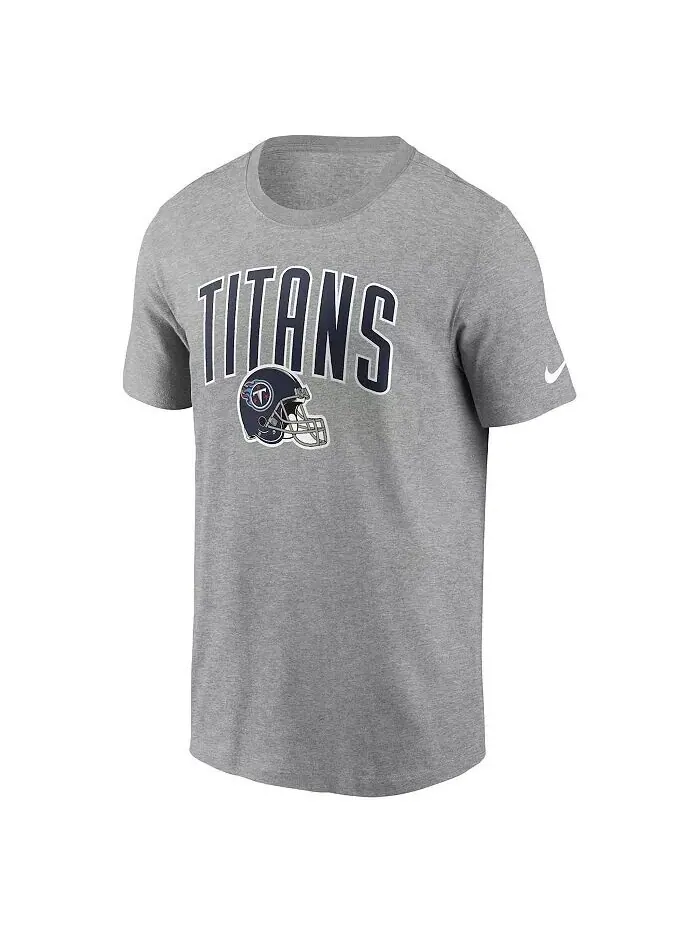 Мужская серая спортивная футболка Tennessee Titans Team Athletic Nike — изображение 2 из 3