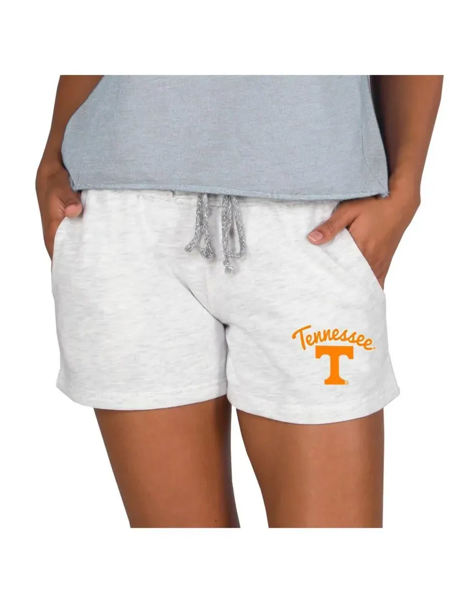 Женские шорты Ash Tennessee Volunteers Mainstream French Terry Tri-Blend Concepts Sport — изображение 1 из 1, пепельный