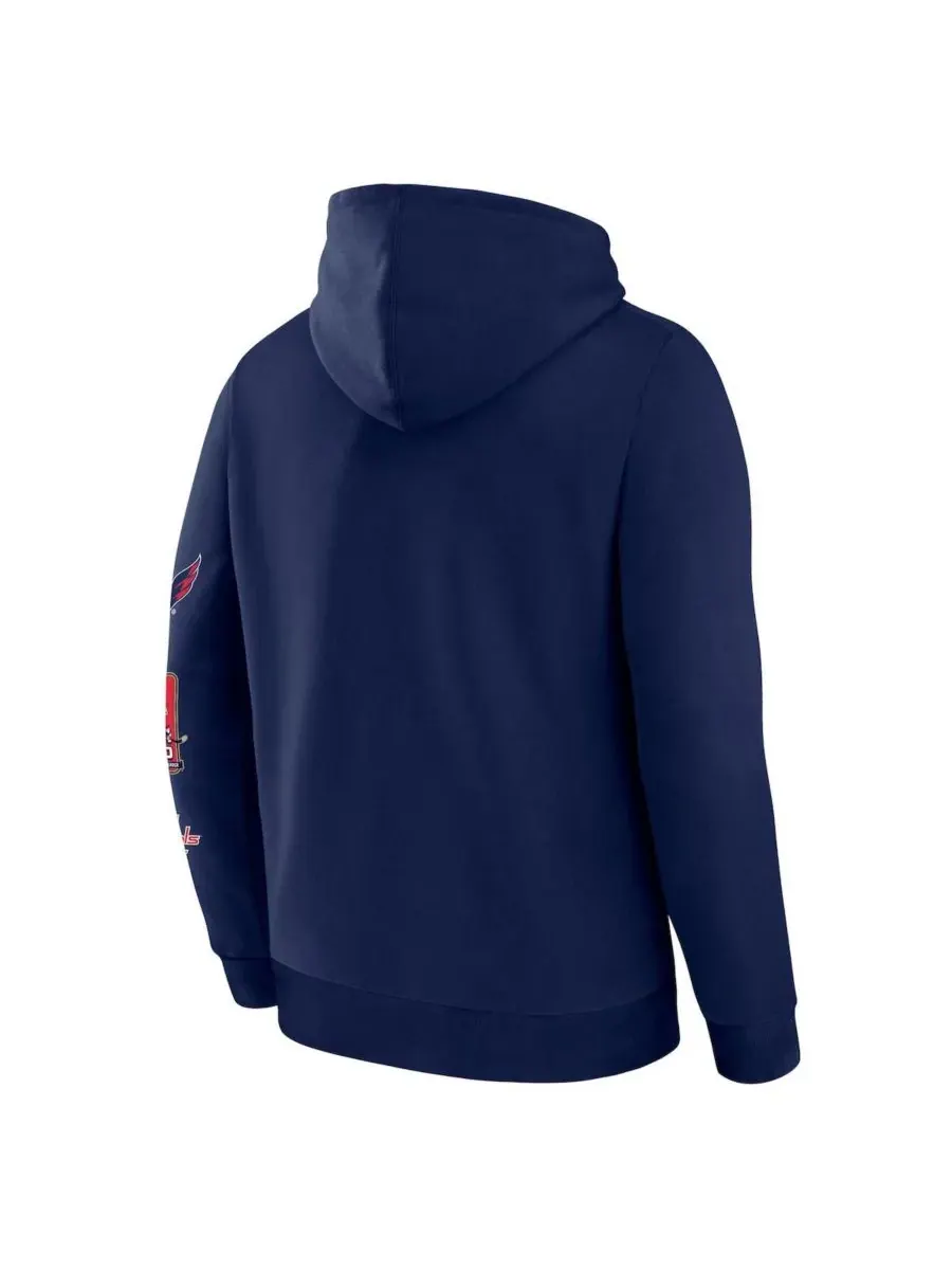 Fanatics Мужская толстовка Alexander Ovechkin Athletic Navy Washington Capitals NHL All-Time — изображение 3 из 3