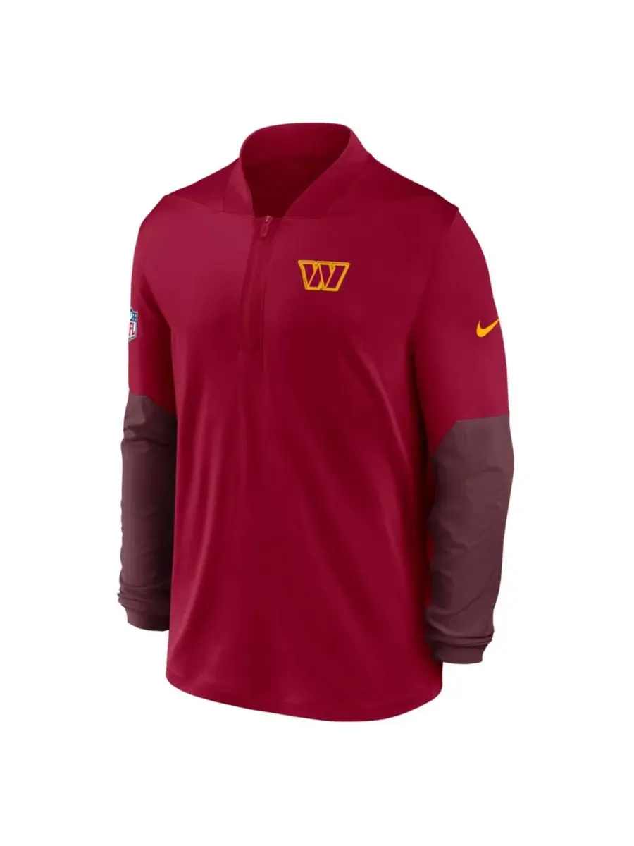 Nike Мужская бордовая толстовка с капюшоном Washington Commanders Sideline Dri-FIT с — изображение 5 из 5, бордовый