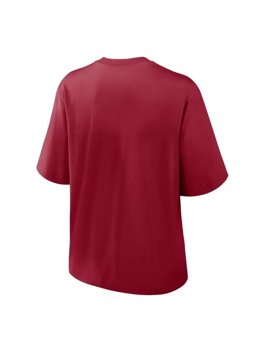 Женская футболка свободного кроя Cardinal Arkansas Razorbacks Nike — изображение 2 из 3, красный