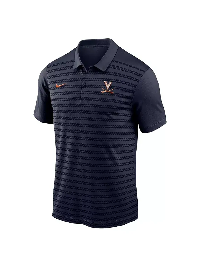 Мужская поло Virginia Cavaliers для тренеров раннего сезона 2024 года в темно-синем цвете Nike — изображение 1 из 1