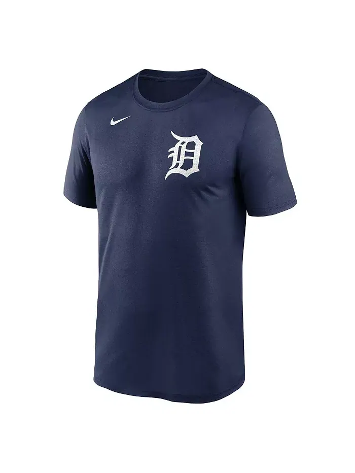 Мужская футболка Detroit Tigers Fuse Legend в синем цвете Nike — изображение 2 из 3