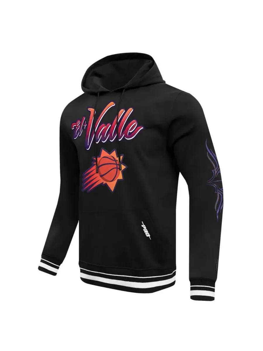 Pro Standard Мужская черная толстовка с капюшоном Phoenix Suns 2023/24 City Edition — изображение 2 из 2, черный