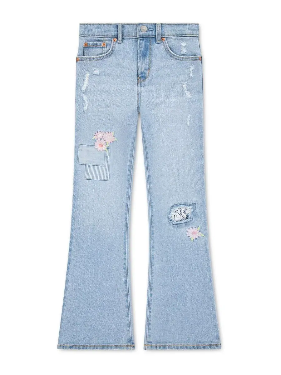 Джинсы-клеш с декоративной строчкой для девочек 7-16 лет Levi's, Marin Babe — изображение 10 из 10
