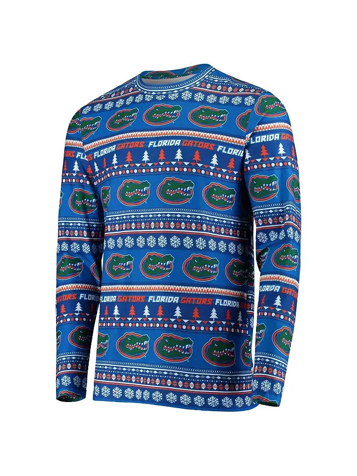 Мужской вязаный комплект Florida Gators с длинными рукавами и брюками Concepts Sport — изображение 4 из 4
