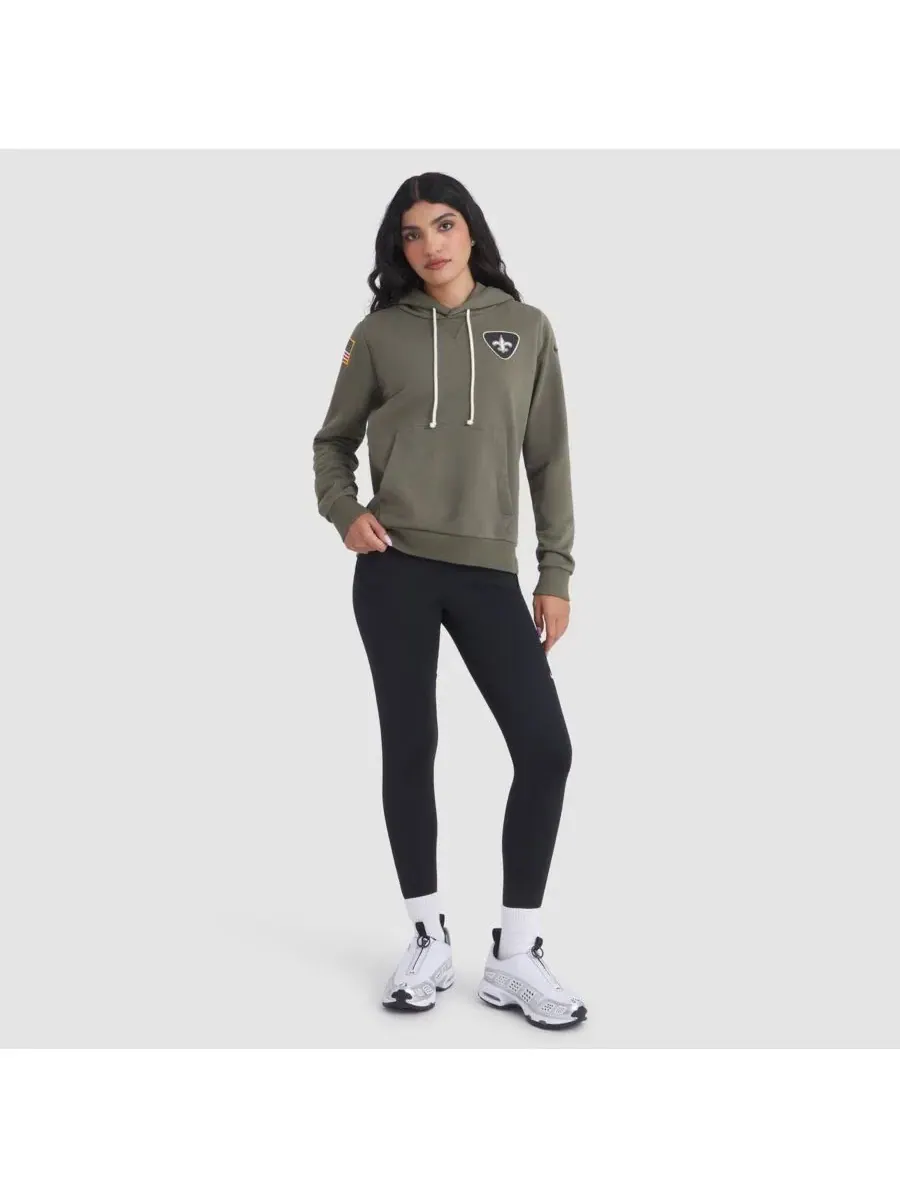 Nike Женская толстовка Olive New Orleans Saints 2025 Salute to Service Sideline Standard Issue — изображение 3 из 3