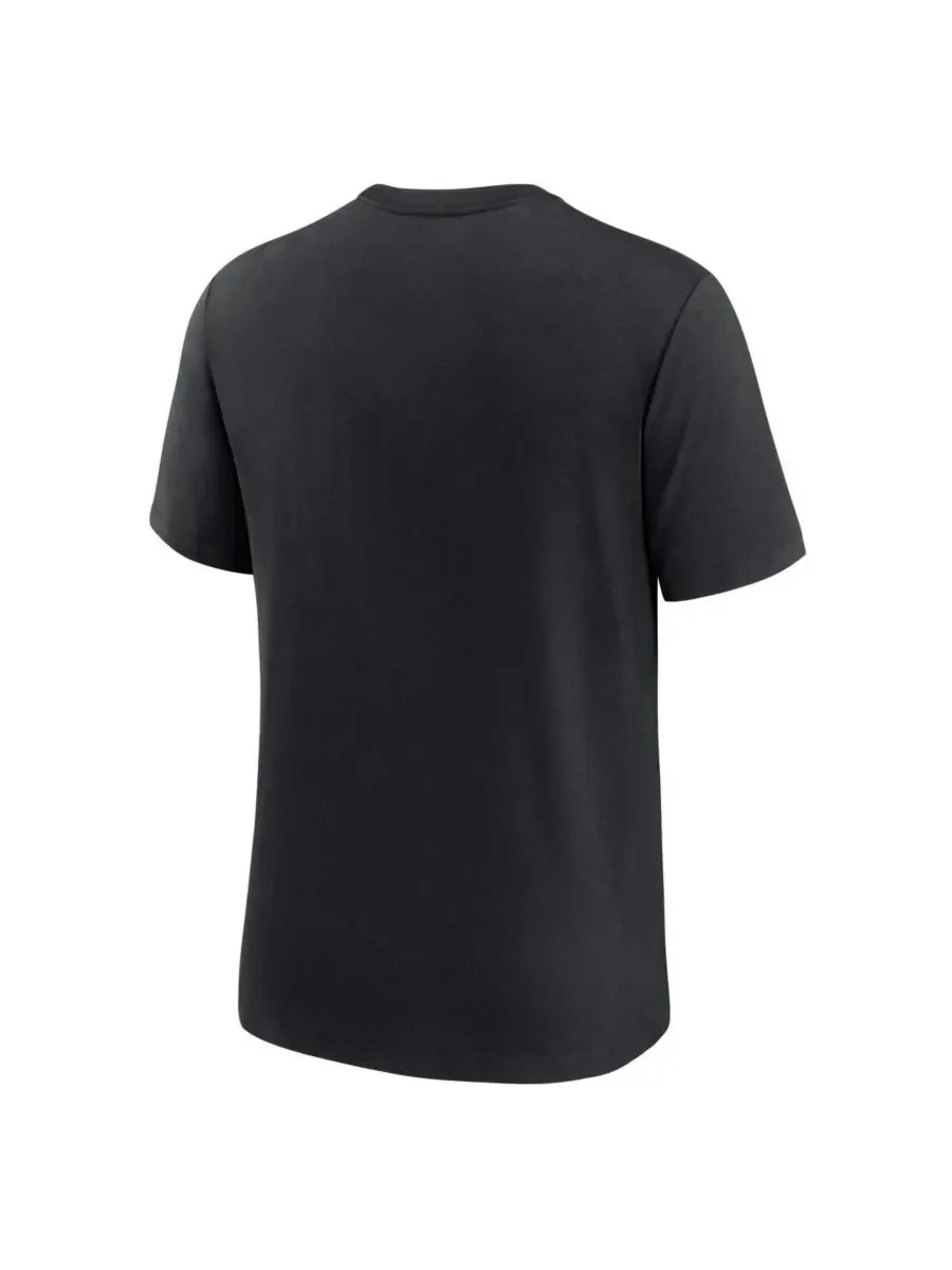 Nike Мужская черная футболка Las Vegas Raiders Favorable Timeline Tri-Blend — изображение 3 из 3, черный