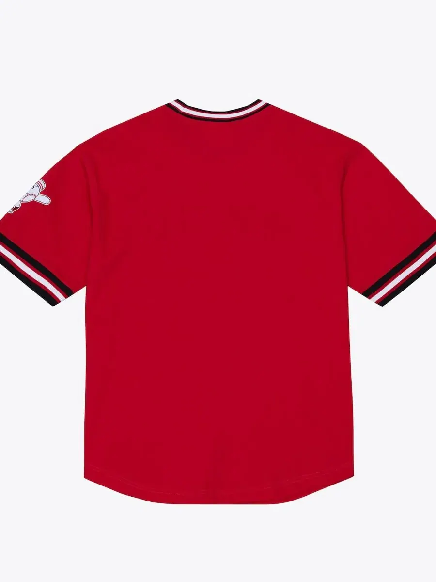 Футболка с вышивкой Wild Pitch Ringer Mitchell & Ness — изображение 5 из 5, красный