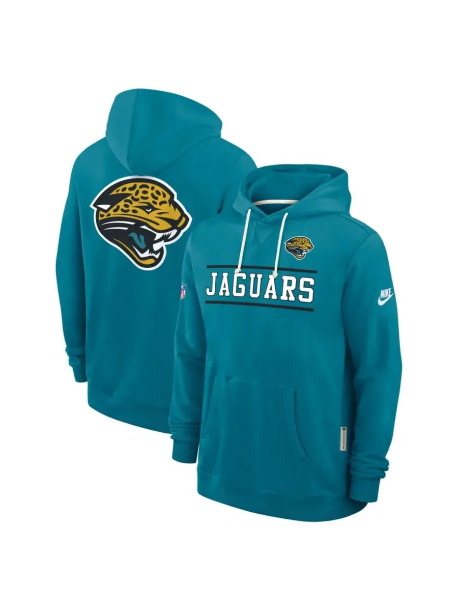 Худи Nike с капюшоном, с принтом, Jacksonville Jaguars — изображение 1 из 4, бирюзовый