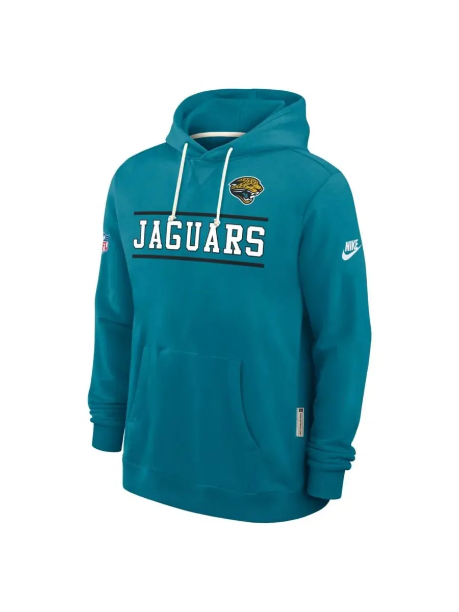 Худи Nike с капюшоном, с принтом, Jacksonville Jaguars — изображение 2 из 4, бирюзовый