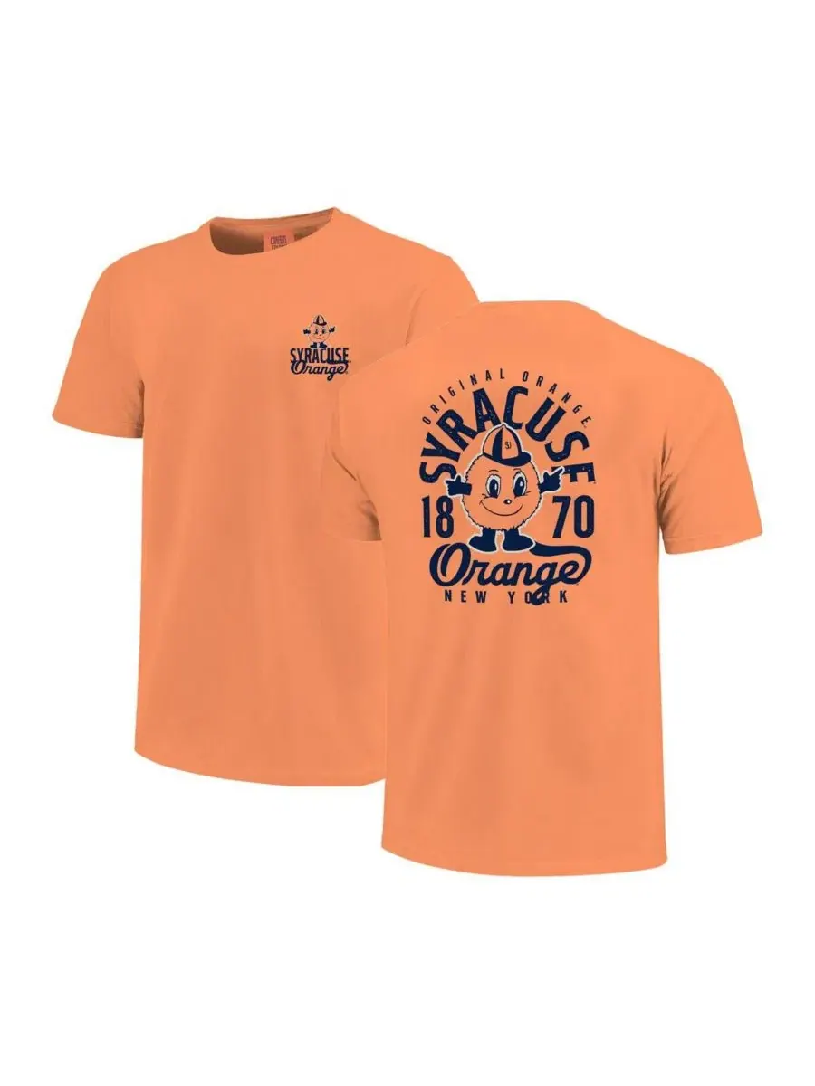 Футболка с принтом Syracuse Orange Comfort Colors Mascot Overlay Image One — изображение 1 из 3, оранжевый