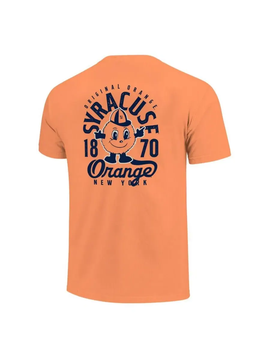 Футболка с принтом Syracuse Orange Comfort Colors Mascot Overlay Image One — изображение 3 из 3, оранжевый