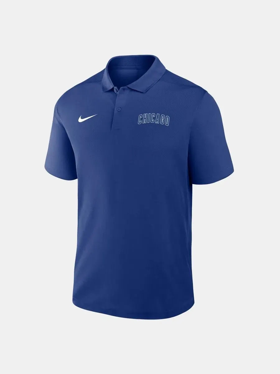 Поло Dri-FIT Victory с длинным рукавом, Chicago Cubs Nike — изображение 3 из 4, королевский
