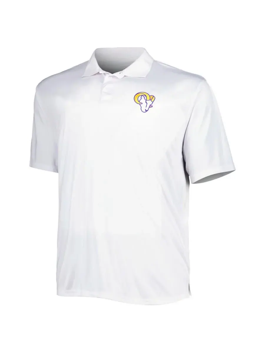 Fanatics Мужской комплект из двух однотонных поло-рубашек Los Angeles Rams королевского синего и — изображение 2 из 4, белый