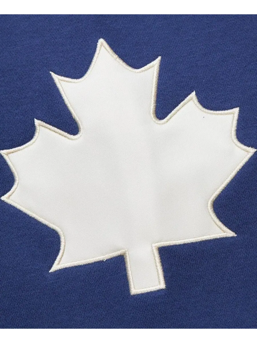 Толстовка Heritage Lace-Up Pullover Toronto Maple Leaf Mitchell & Ness — изображение 5 из 5, синий