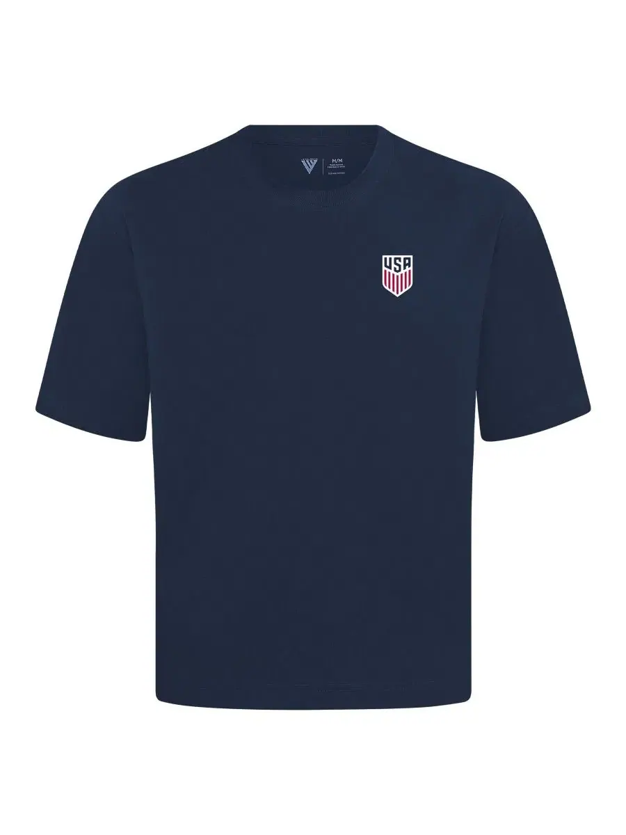 Мужская футболка с принтом USMNT Luxe Signature LevelWear — изображение 1 из 1, темно-синий